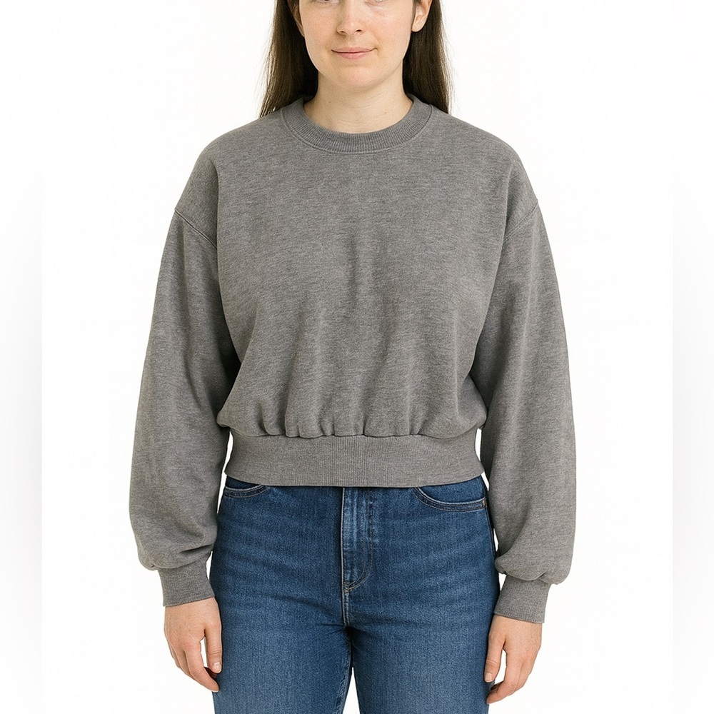 Wild fable gray Long-sleeve sweatshirt, Size M - Picture 8 of 8